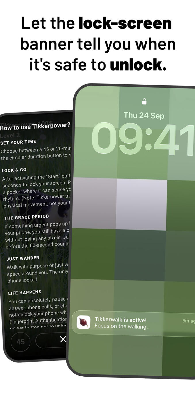 Lock-screen banner How to use Tikkerpower?
